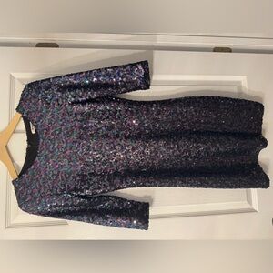 BB Dakota Multicolor Sequin Dress